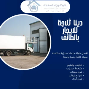 دينا ثلاجة للايجار بالطائف لنقل مبرد آمن للبضائع 100% 6 دينا ثلاجة للايجار بالطائف