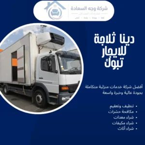 دينا ثلاجة للايجار تبوك