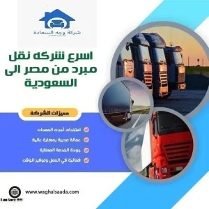 اسرع شركه نقل مبرد من مصر إلى السعودية