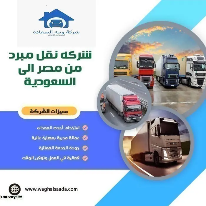 شركه نقل مبرد من مصر إلى السعودية