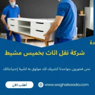 شركة نقل اثاث بخميس مشيط